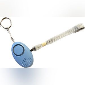 Personal safety alarm - blue keychain